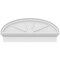 Ekena Millwork Elliptical 4 Spoke Architectural Grade PVC Combination Pediment, 34"W x 15-3/8"H x 2-3/4"P PEDPC034X155ELL04 - alternate 5
